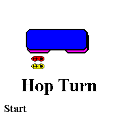 Animated graphic of 'Hop Turn'
