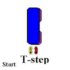 Animated graphic of 'T-step'
